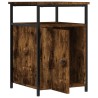 Tables de chevet 2 pcs chêne fumé 40x42x60 cm bois d'ingénierie 629305629305