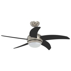 Ventilateur de plafond avec lumière et télécommande Ø 110 cm 629309629309