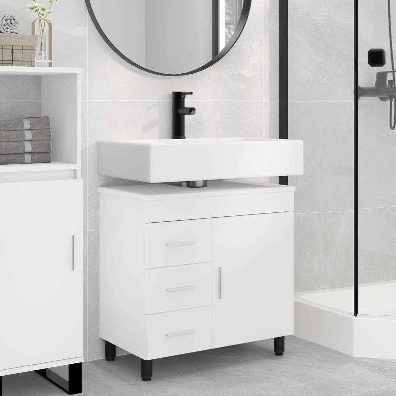 Unité de vanité de salle de bain Blanc 60 x 35 x 60 cm 629310629310