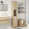 Armoire de salle de bain Chêne sonoma 30x30x183,5 cm Aggloméré 629312629312