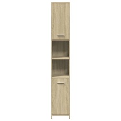 Armoire de salle de bain Chêne sonoma 30x30x183,5 cm Aggloméré 629312629312