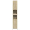 Armoire de salle de bain Chêne sonoma 30x30x183,5 cm Aggloméré 629312629312