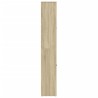 Armoire de salle de bain Chêne sonoma 30x30x183,5 cm Aggloméré 629312629312