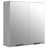 Armoire à miroir de salle de bain Sonoma gris 64x20x67 cm 629315629315