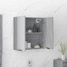 Armoire à miroir de salle de bain Sonoma gris 64x20x67 cm 629315629315