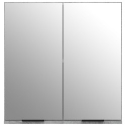 Armoire à miroir de salle de bain Sonoma gris 64x20x67 cm 629315629315