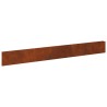 Bordure de Pelouse 20 pcs 100 x 12 cm Acier Rouillé 629316629316