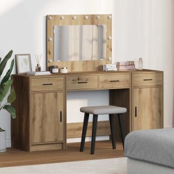 Table de Toilette 3 pcs Marron 78,5 x 41 x 135 cm 629319629319
