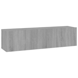 Armoire murale TV Sonoma gris 120x30x30 cm Bois d'ingénierie 629326629326