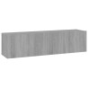 Armoire murale TV Sonoma gris 120x30x30 cm Bois d'ingénierie 629326629326