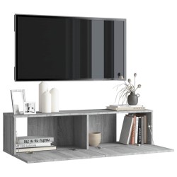 Armoire murale TV Sonoma gris 120x30x30 cm Bois d'ingénierie 629326629326