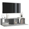 Armoire murale TV Sonoma gris 120x30x30 cm Bois d'ingénierie 629326629326