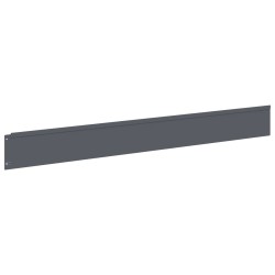 Bordure de Pelouse 20 pcs 100 x 12 cm Acier Anthracite 629327629327