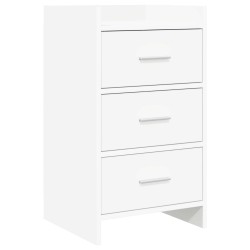 Tables de chevet Blanc 40 x 36 x 70 cm Bois d'ingénierie 629329629329