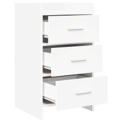 Tables de chevet Blanc 40 x 36 x 70 cm Bois d'ingénierie 629329629329