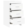 Tables de chevet Blanc 40 x 36 x 70 cm Bois d'ingénierie 629329629329