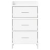 Tables de chevet Blanc 40 x 36 x 70 cm Bois d'ingénierie 629329629329