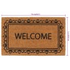 Tapis de porte naturel 45x75 cm fibre de coco touffeté 629330629330