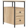 Tables de chevet 2 pcs chêne sonoma 30x60x60 cm bois ingénierie 629335629335