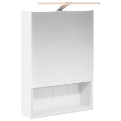 Armoire Miroir de Salle de Bain Blanc 50 x 14,5 x 70 cm 629338629338