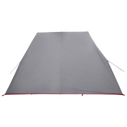 Auvent de véhicule avec toit Gris et orange 518 x 580 x 215 cm 629341629341