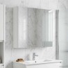 Armoire Miroir de Salle de Bain Blanc 63,5 x 15,5 x 60,5 cm 629345629345