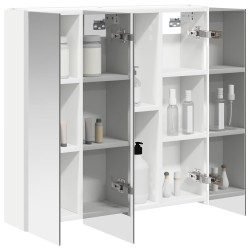 Armoire Miroir de Salle de Bain Blanc 63,5 x 15,5 x 60,5 cm 629345629345