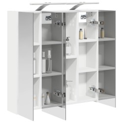Armoire Miroir de Salle de Bain Blanc 70 x 14,5 x 70 cm 629348629348