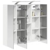 Armoire Miroir de Salle de Bain Blanc 70 x 14,5 x 70 cm 629348629348