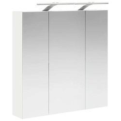 Armoire Miroir de Salle de Bain Blanc 70 x 14,5 x 70 cm 629348629348