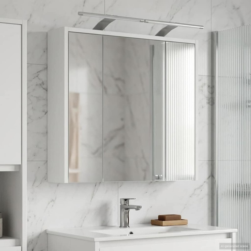 Armoire Miroir de Salle de Bain Blanc 63,5 x 16 x 62,5 cm 629349629349