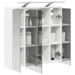 Armoire Miroir de Salle de Bain Blanc 63,5 x 16 x 62,5 cm 629349629349