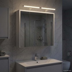 Armoire Miroir de Salle de Bain Blanc 63,5 x 16 x 62,5 cm 629349629349