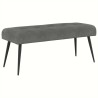 Banc avec capitonnage bouton Gris foncé 110 x 40 x 46 cm 629350629350
