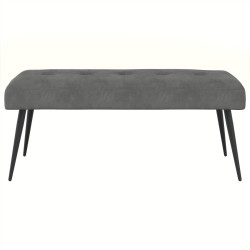 Banc avec capitonnage bouton Gris foncé 110 x 40 x 46 cm 629350629350