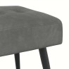 Banc avec capitonnage bouton Gris foncé 110 x 40 x 46 cm 629350629350