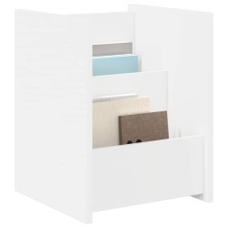 Étagère à magazines Blanc 35 x 35 x 45 cm Bois d'ingénierie 629351629351