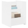 Étagère à magazines Blanc 35 x 35 x 45 cm Bois d'ingénierie 629351629351
