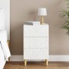 Table de chevet Blanc brillant 43 x 39,5 x 66,5 cm 629356629356