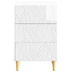 Table de chevet Blanc brillant 43 x 39,5 x 66,5 cm 629356629356
