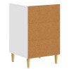Table de chevet Blanc brillant 43 x 39,5 x 66,5 cm 629356629356