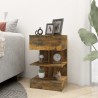 Table de chevet Chêne fumé 40x35x65 cm Bois d'ingénierie 629359629359
