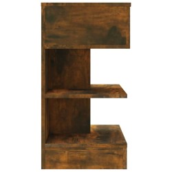 Table de chevet Chêne fumé 40x35x65 cm Bois d'ingénierie 629359629359