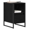 Table de chevet Chêne noir 39,5 x 30 x 50 cm Bois d'ingénierie 629360629360