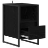 Table de chevet Chêne noir 39,5 x 30 x 50 cm Bois d'ingénierie 629360629360
