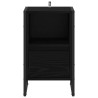 Table de chevet Chêne noir 39,5 x 30 x 50 cm Bois d'ingénierie 629360629360