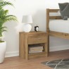 Table de chevet avec tiroir en chêne artisanal 39 x 28 x 41 cm 629361629361