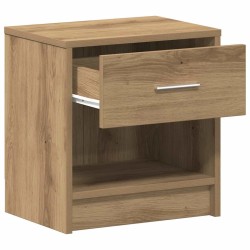 Table de chevet avec tiroir en chêne artisanal 39 x 28 x 41 cm 629361629361