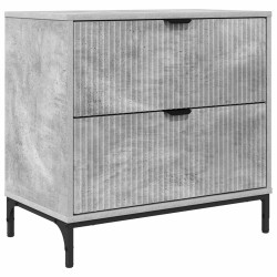 Table de chevet Gris béton 63,5 x 36 x 61 cm Bois d'ingénierie 629363629363