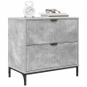 Table de chevet Gris béton 63,5 x 36 x 61 cm Bois d'ingénierie 629363629363